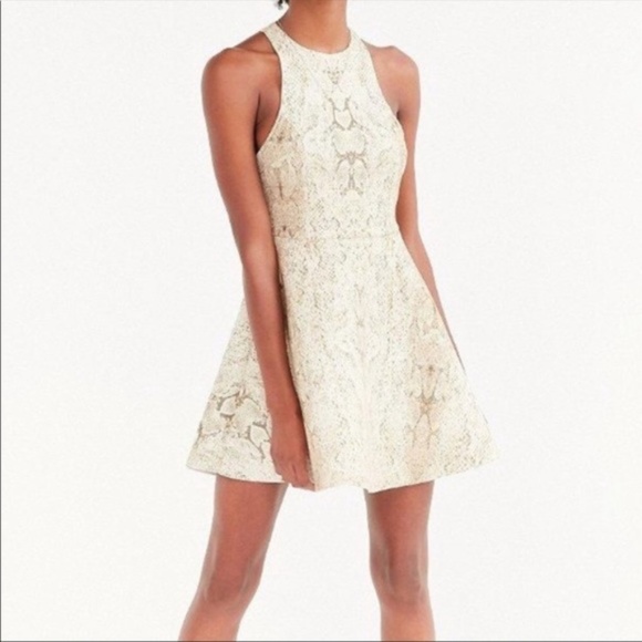 silence + noise Dresses & Skirts - UO Silence + Noise Snake Print Skater Dress
